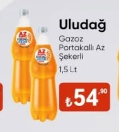 Uludağ Gazoz Portakalli Az Şekerli 1.5 Lt