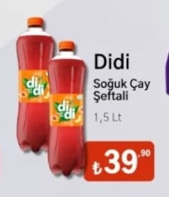 Didi Soğuk Çay Şeftali 1.5Lt