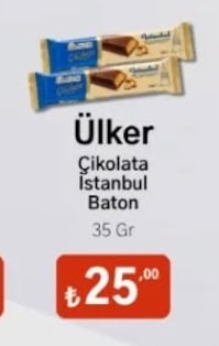 Ülker Çikolata İstanbul Baton 35 Gr