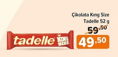 Çikolata King Size Tadelle 52 G