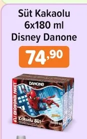 Süt Kakaolu 6X180 Ml Disney Danone