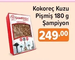Kokoreç Kuzu Pişmiş 180 G Şampiyon