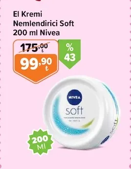 El Kremi Nemlendirici Soft 200 Ml Nivea