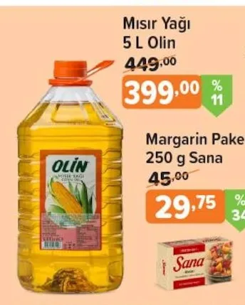 Mısır Yağı 5 L Olin