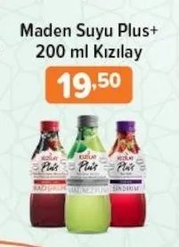 Maden Suyu Plus+ 200 Ml Kızılay