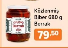 Közlenmiş Biber 680 G Berrak