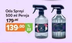 Oda Spreyi 500 Ml Pereja