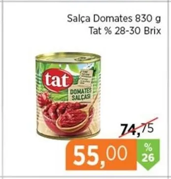 Tat Domates Salça 830 G