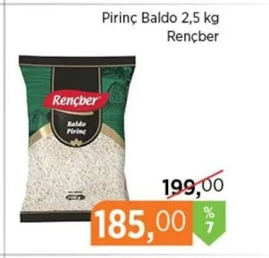 Rençber Pirinç Baldo 2,5 Kg