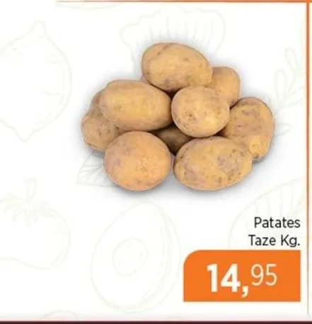 Patates Taze Kg.