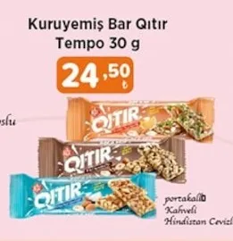 Kuruyemiş Bar Qıtır Tempo 30 G