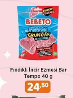 Fındıklı İncir Ezmesi Bar Tempo 40 G