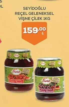 Seyi̇Doğlu Reçel Geleneksel Vi̇Şne Çi̇Lek 1Kg