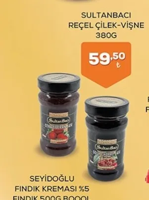 Sultanbaci Reçel Çi̇Lek-Vi̇Şne 380G