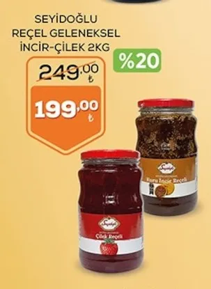Seyi̇Doğlu Reçel Geleneksel İnci̇R-Çi̇Lek 2Kg