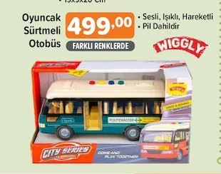 Oyuncak Sürtmeli Otobüs