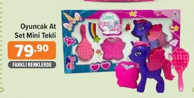 Oyuncak At Set Mini Tekli