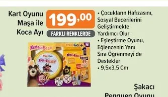 Kart Oyunu Maşa Ile Koca Ayı