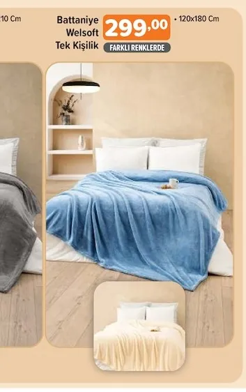 Battaniye Welsoft Tek Kişilik 120X180 Cm