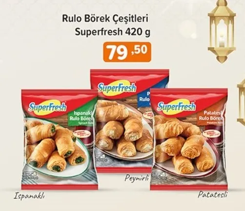 Rulo Börek Çeşitleri Superfresh 420 G