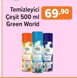 Temizleyici Çeşit 500 Ml Green World