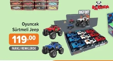 Oyuncak Sürtmeli Jeep