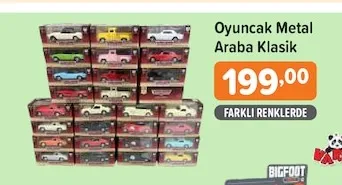 Oyuncak Metal Araba Klasik