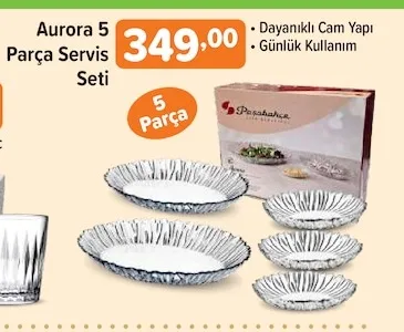 Aurora 5 Parça Servis Seti