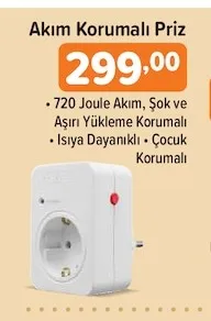 Akım Korumalı Priz