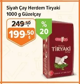 Siyah Çay Herdem Tiryaki 1000 G Güzelçay