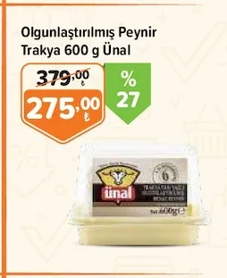 Olgunlaştırılmış Peynir Trakya 600 G Ünal