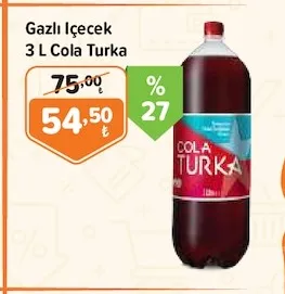 Gazlı İçecek 3 L Cola Turka