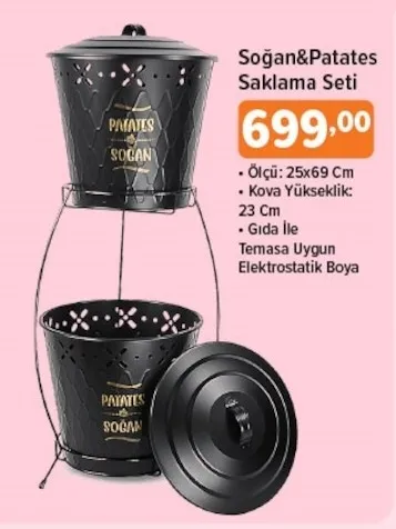 Soğan&Patates Saklama Seti