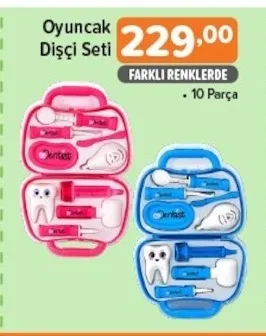 Oyuncak Dişçi Seti 10 Parça