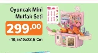 Oyuncak Mini Mutfak Seti