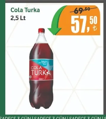 Cola Turka 2,5 Lt