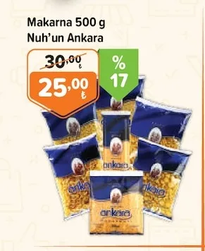Makarna 500 G Nuh'Un Ankara