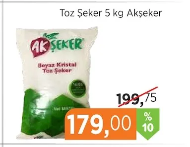 Akşeker Toz Şeker 5 Kg