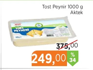 Tost Peynir 1000 G Aktek