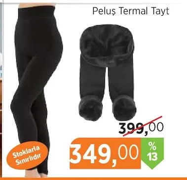 Peluş Termal Tayt