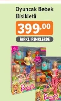 Oyuncak Bebek Bisikletli