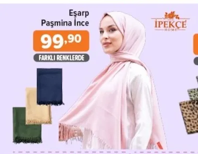 Eşarp Paşmina İnce