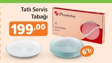 Tatlı Servis Tabağı