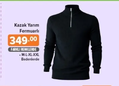 Kazak Yarım Fermuarlı