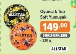 Oyuncak Top Soft Yumuşak