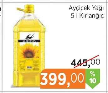 Ayçiçek Yağı 5 L Kırlangıç
