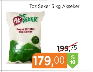 Toz Şeker 5 Kg Akşeker