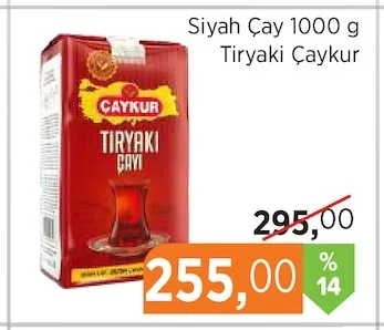 Siyah Çay 1000 G Tiryaki Çaykur