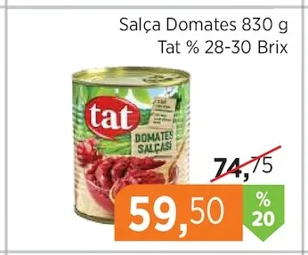 Salça Domates 830 G