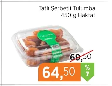 Tatli Şerbetli Tulumba 450 G Haktat